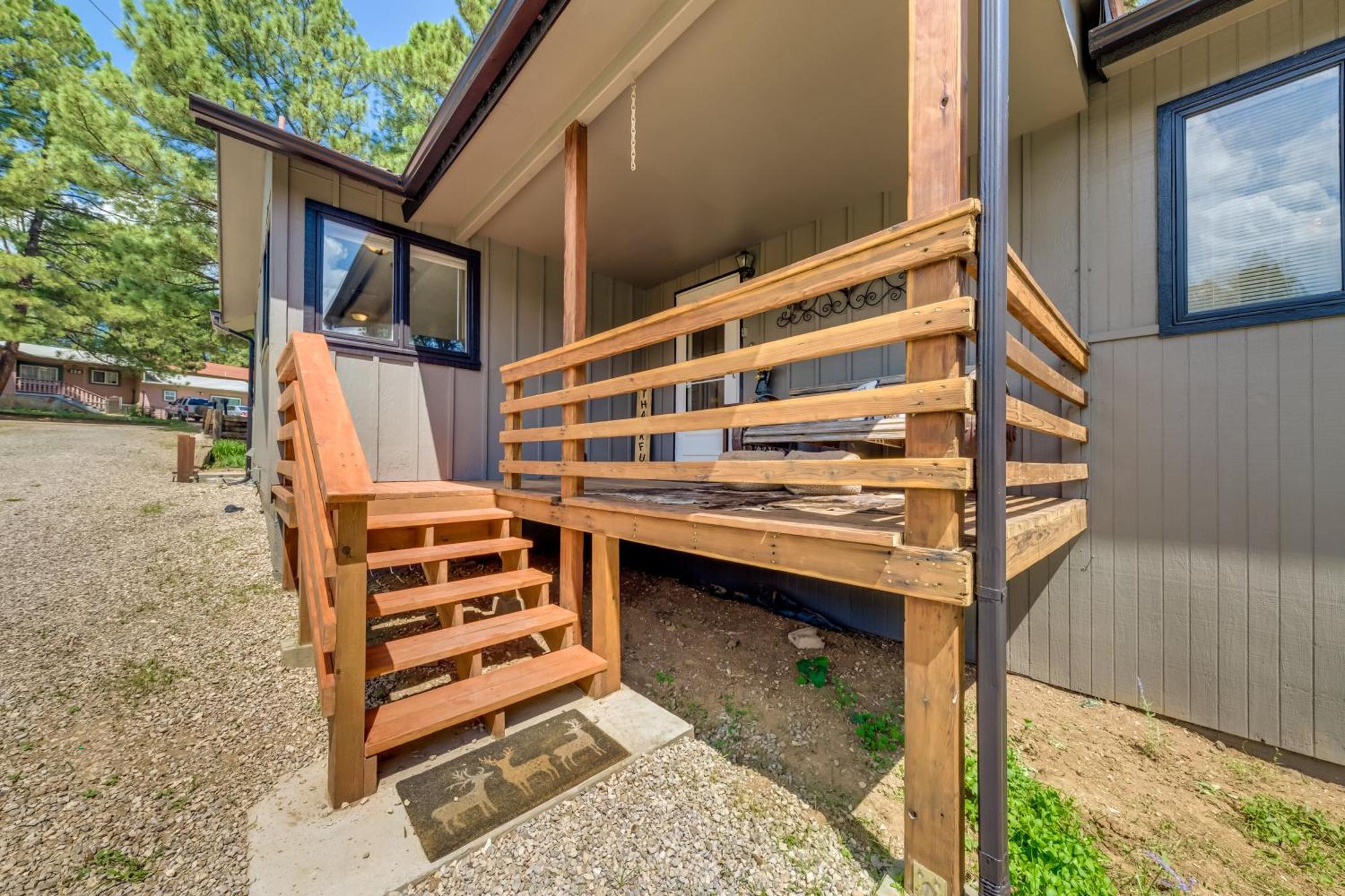 Ruidoso Home With Patio, Walk To Restaurants! Exteriör bild